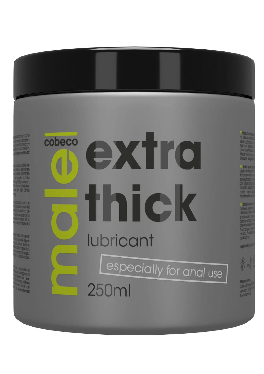 Cobeco Male Extra Thick Glijmiddel 250 ml | Glijmiddel - Cobeco | SIN&LACE