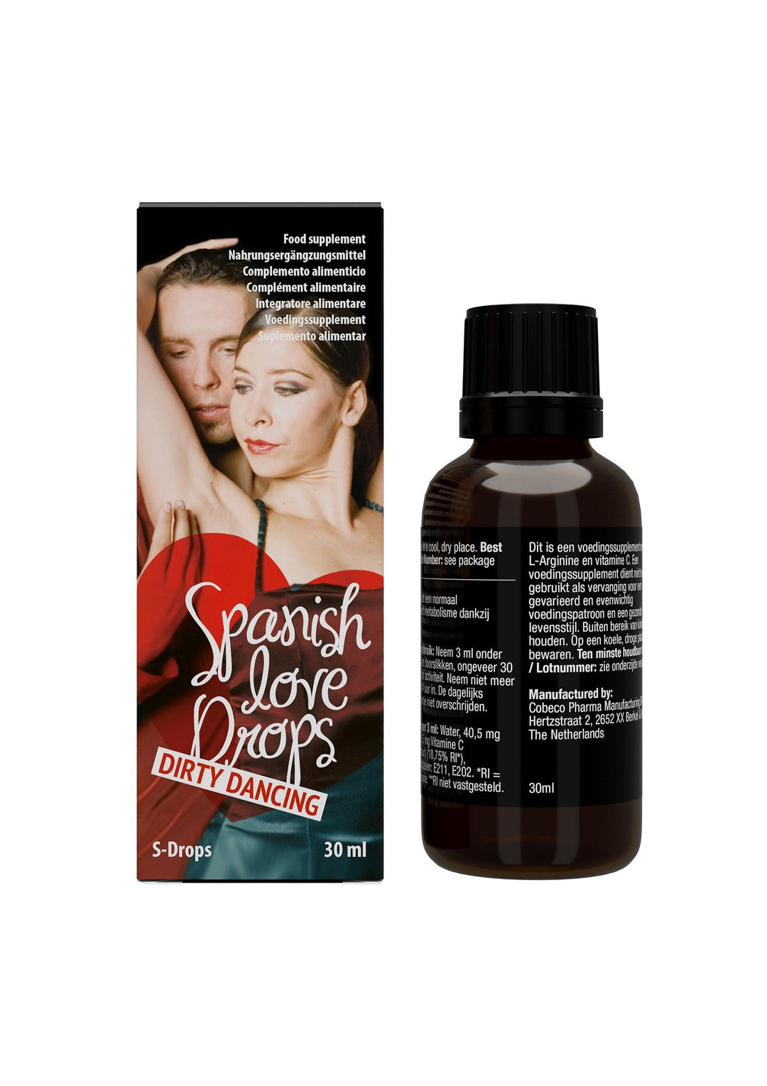 Cobeco Spanish Love Druppels Dirty Dancing 30 ml | Voor hem - Lustopwekkers - Cobeco | SIN&LACE