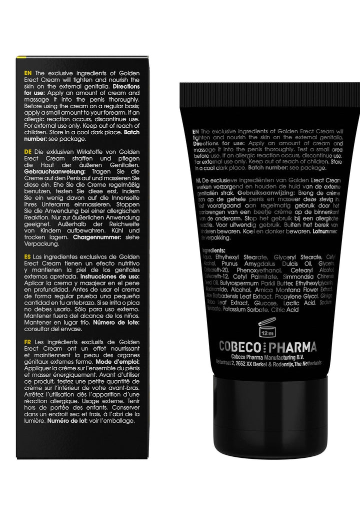 Cobeco Big Boy Golden Erect Cream 50 ml | Voor hem - Erectiemiddelen - Cobeco | SIN&LACE