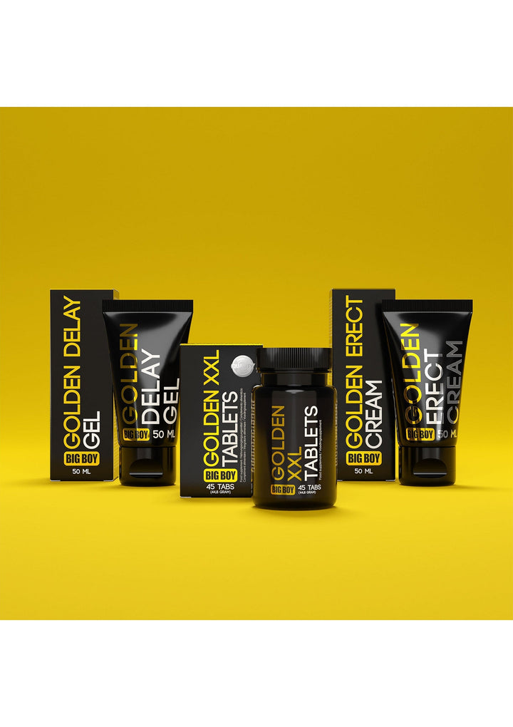 Cobeco Big Boy Golden Erect Cream 50 ml | Voor hem - Erectiemiddelen - Cobeco | SIN&LACE