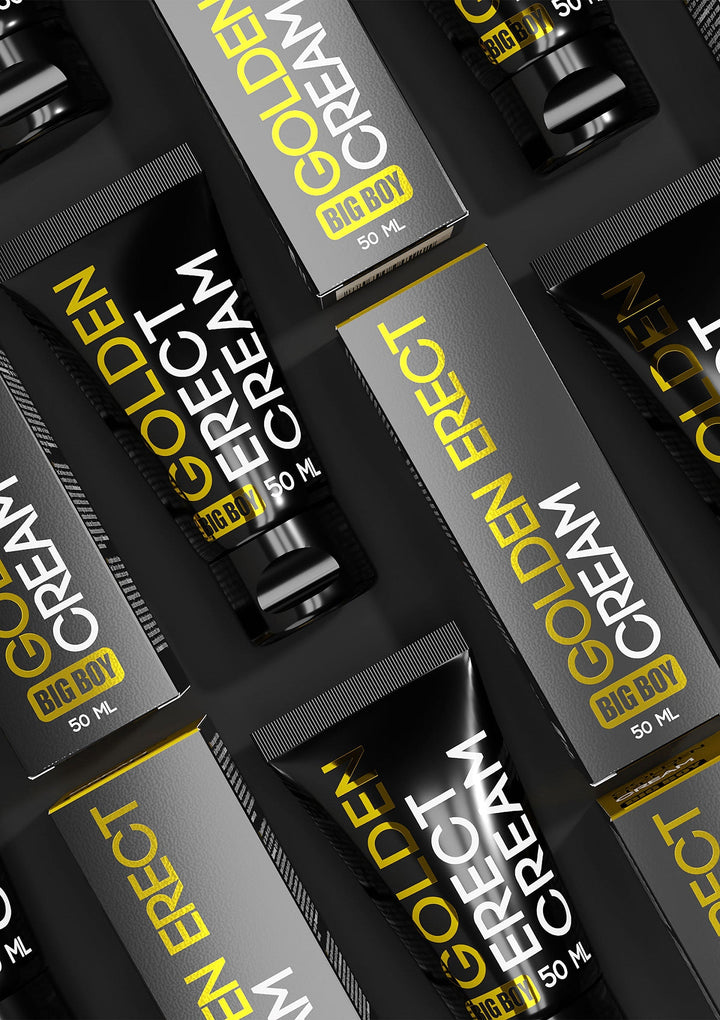 Cobeco Big Boy Golden Erect Cream 50 ml | Voor hem - Erectiemiddelen - Cobeco | SIN&LACE
