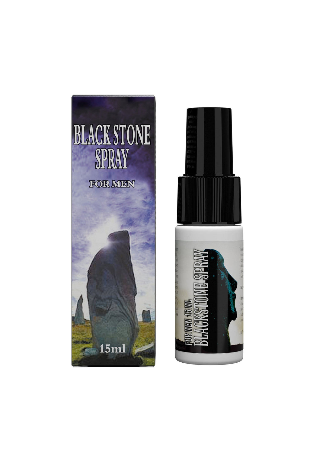 Cobeco Zwart Stone Delay Spray 15 ml | Voor hem - Klaarkomen uitstellen - Cobeco | SIN&LACE