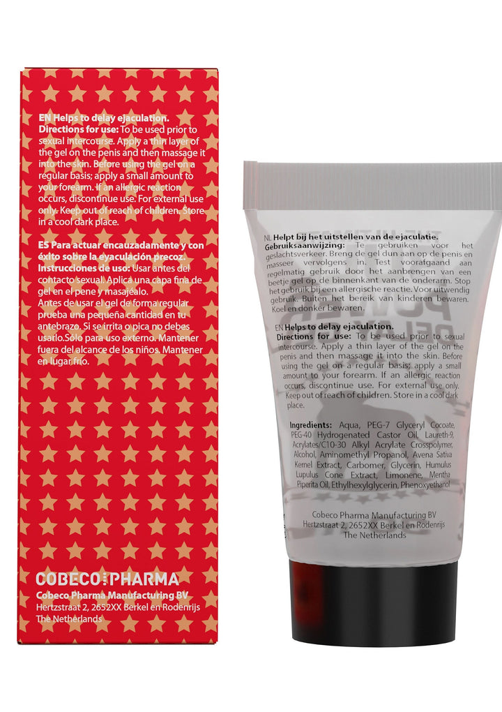 Cobeco Bull Power Delay Gel West 30 ml | Voor hem - Klaarkomen uitstellen - Cobeco | SIN&LACE