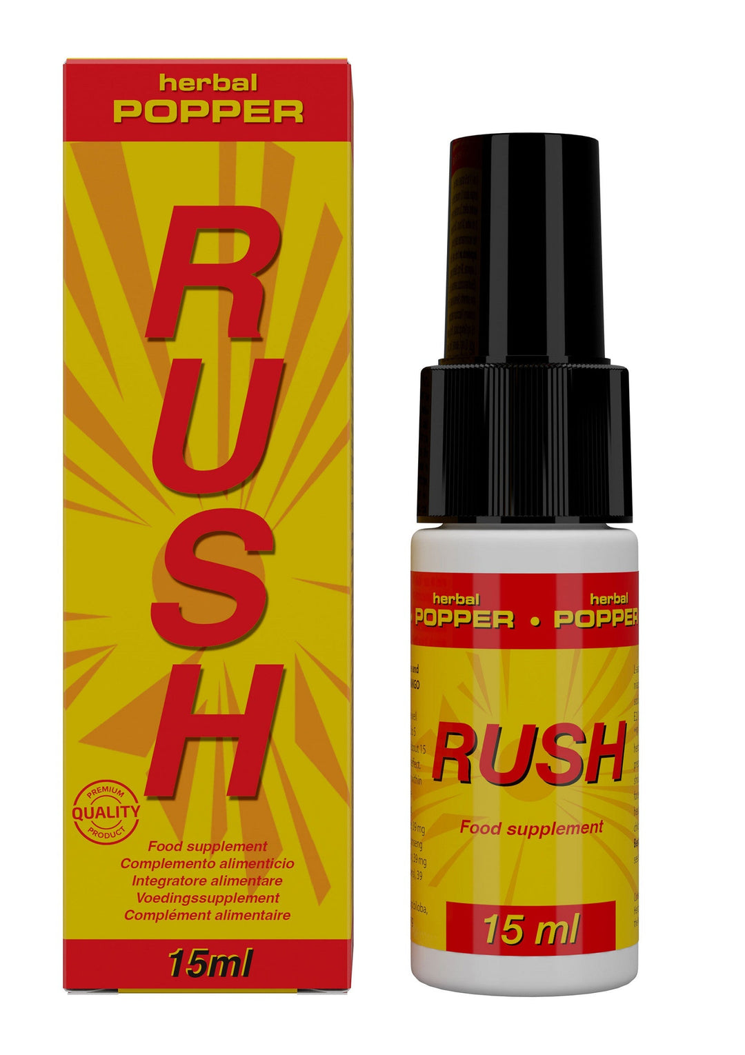 Cobeco Rush Herbal Popper 15 ml | Voor haar - Lichaamsverzorging - Cobeco | SIN&LACE