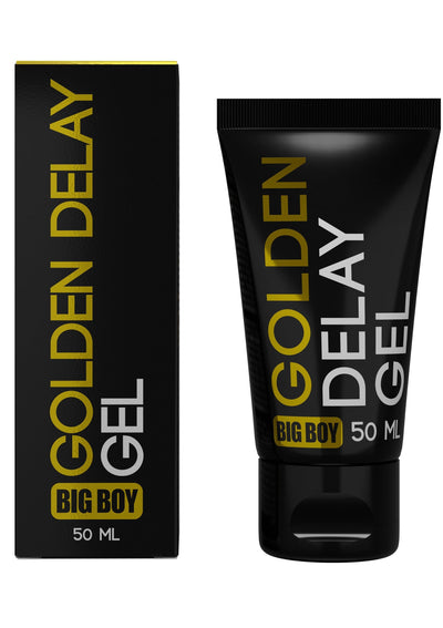 Cobeco Big Boy Golden Delay Gel 50 ml | Voor hem - Klaarkomen uitstellen - Cobeco | SIN&LACE