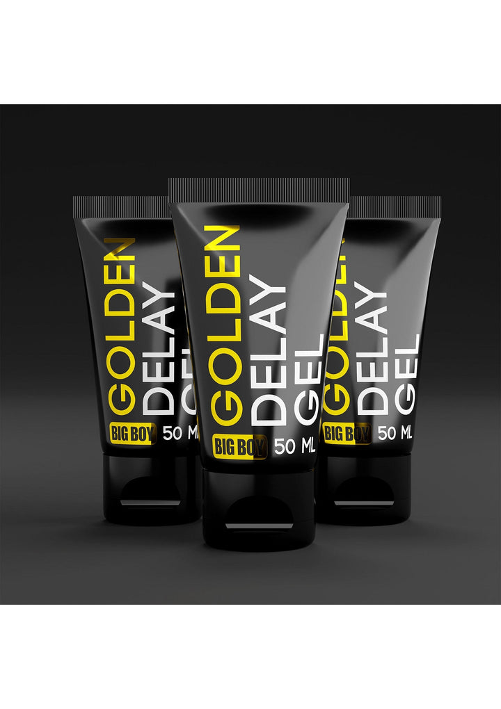 Cobeco Big Boy Golden Delay Gel 50 ml | Voor hem - Klaarkomen uitstellen - Cobeco | SIN&LACE