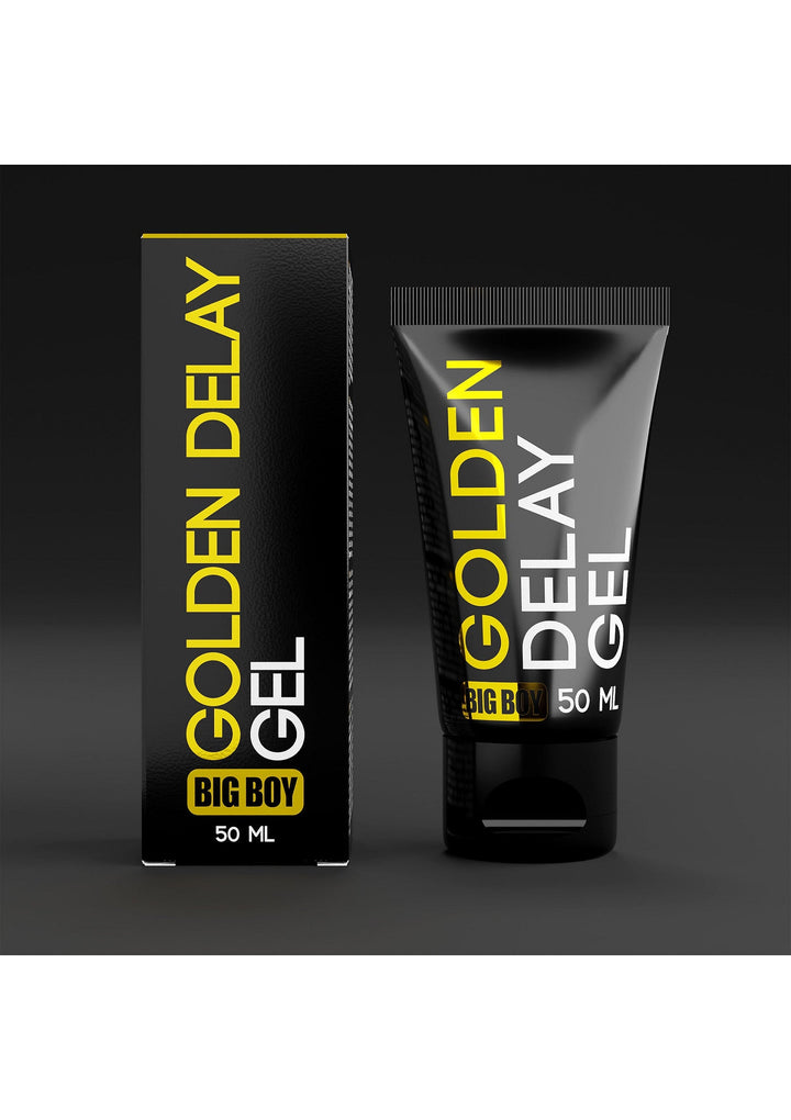 Cobeco Big Boy Golden Delay Gel 50 ml | Voor hem - Klaarkomen uitstellen - Cobeco | SIN&LACE