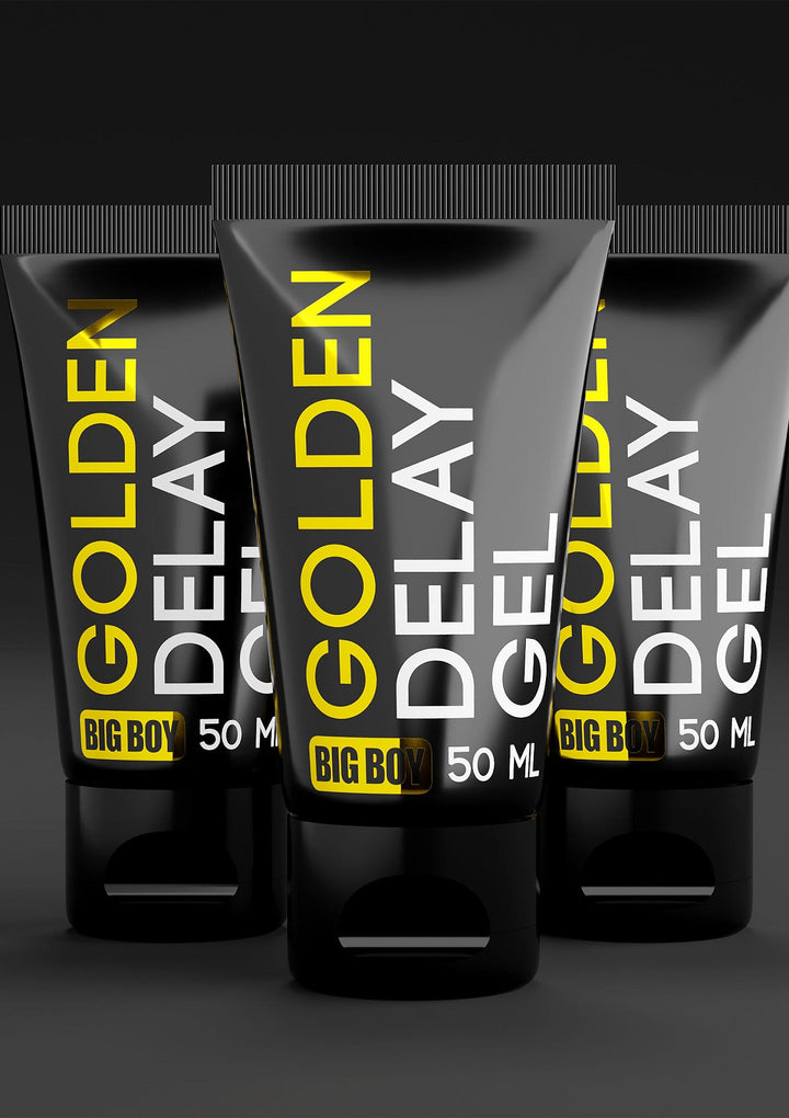 Cobeco Big Boy Golden Delay Gel 50 ml | Voor hem - Klaarkomen uitstellen - Cobeco | SIN&LACE