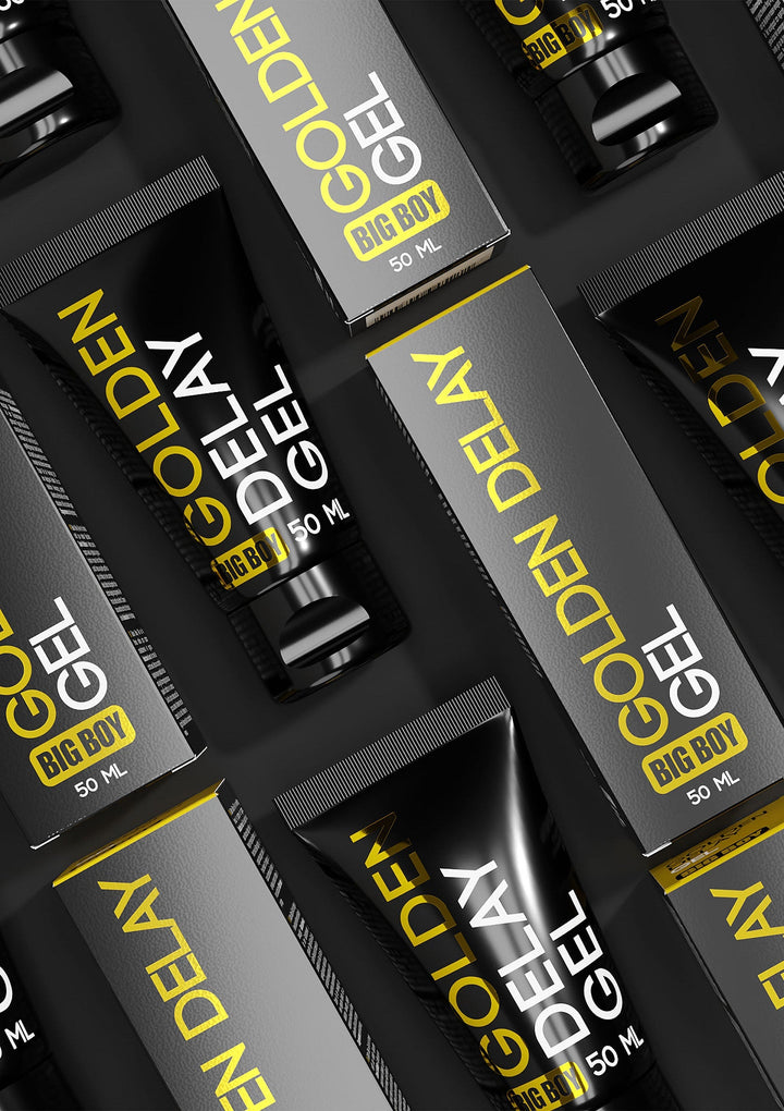 Cobeco Big Boy Golden Delay Gel 50 ml | Voor hem - Klaarkomen uitstellen - Cobeco | SIN&LACE