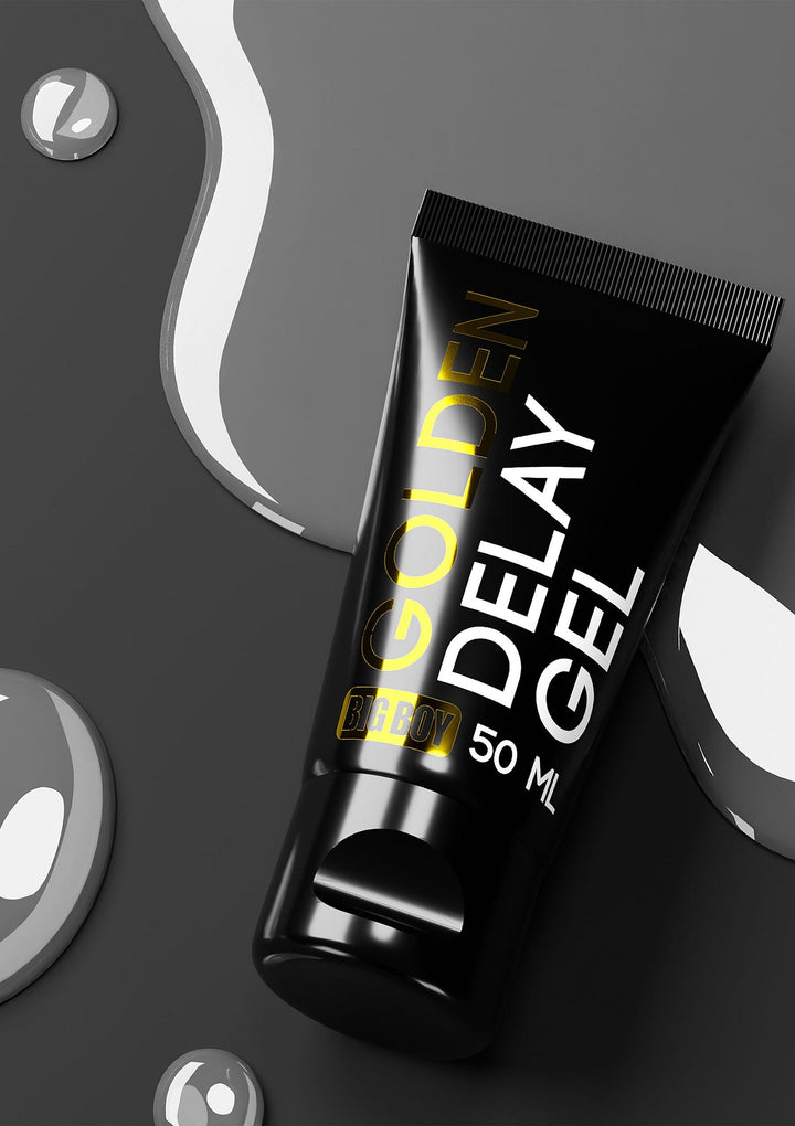 Cobeco Big Boy Golden Delay Gel 50 ml | Voor hem - Klaarkomen uitstellen - Cobeco | SIN&LACE