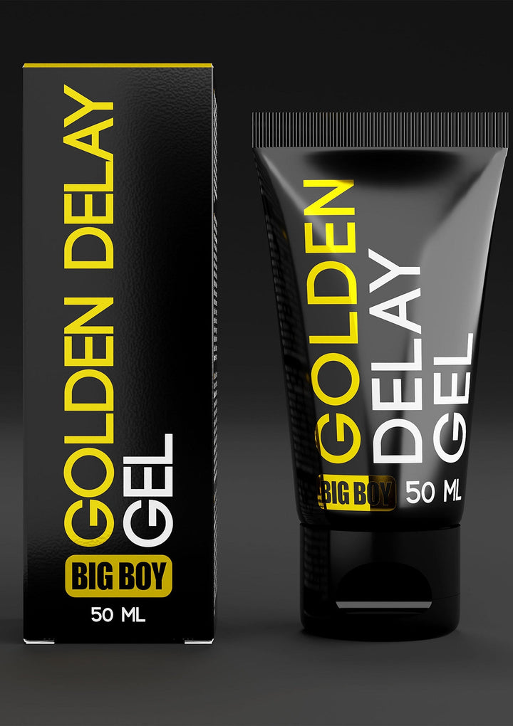 Cobeco Big Boy Golden Delay Gel 50 ml | Voor hem - Klaarkomen uitstellen - Cobeco | SIN&LACE