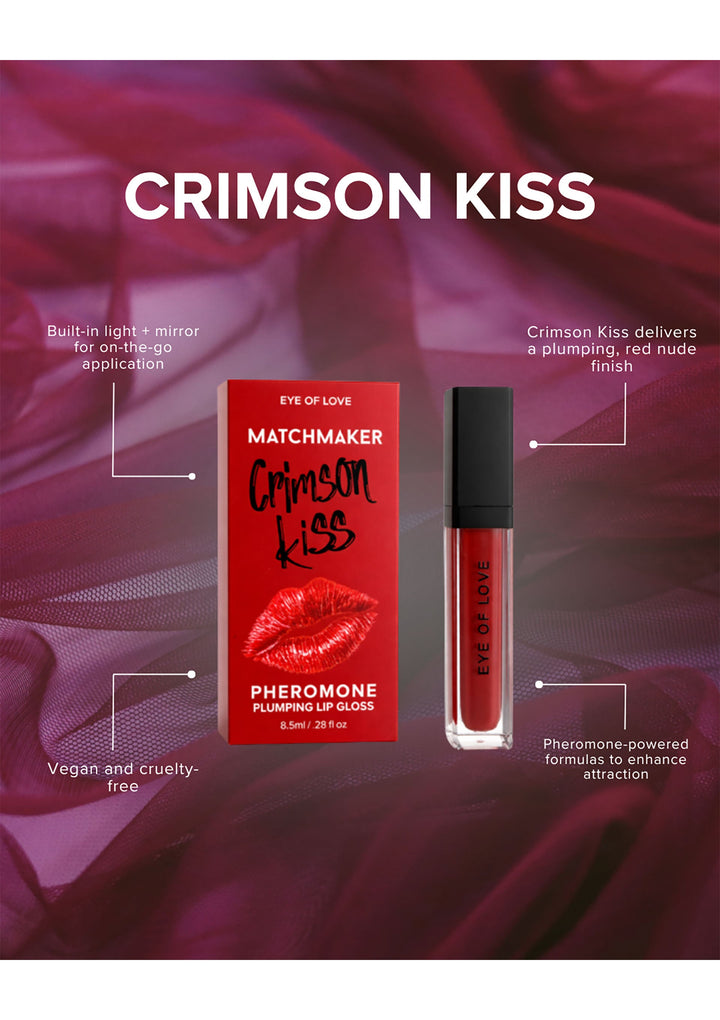 Eye of Love Crimson Kiss lipgloss met feromonen