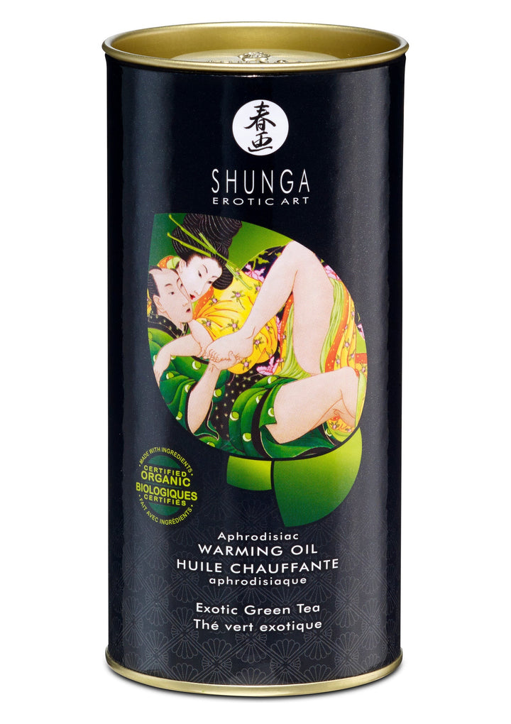 Shunga Aphrodisiac Organic Verwarmende Oil 100 ml | Voor haar - Lustopwekkers - Shunga | SIN&LACE