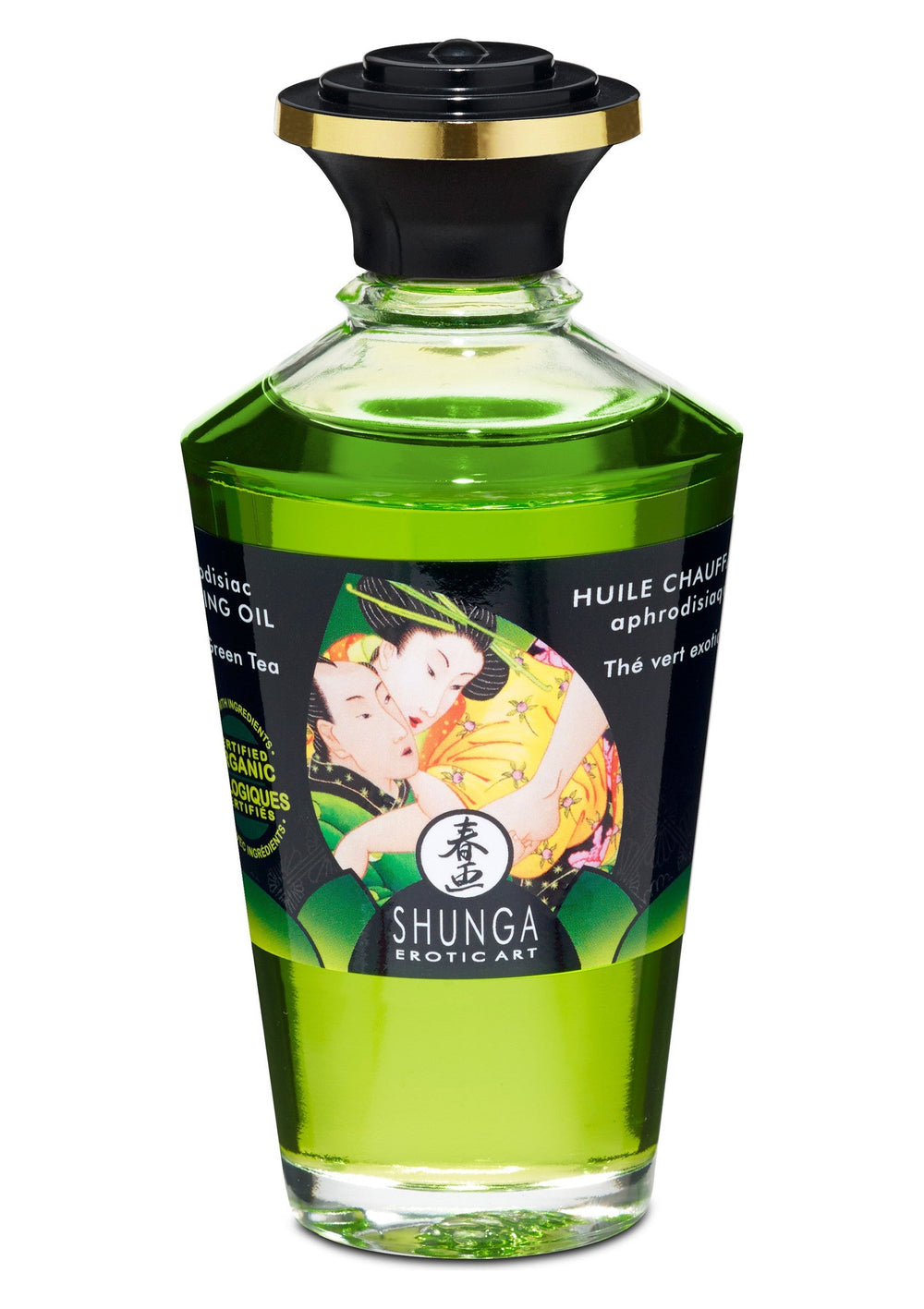 Shunga Aphrodisiac Organic Verwarmende Oil 100 ml | Voor haar - Lustopwekkers - Shunga | SIN&LACE