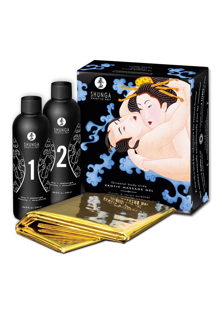 Shunga Body-2-Body Oriental Gel Set massagegel