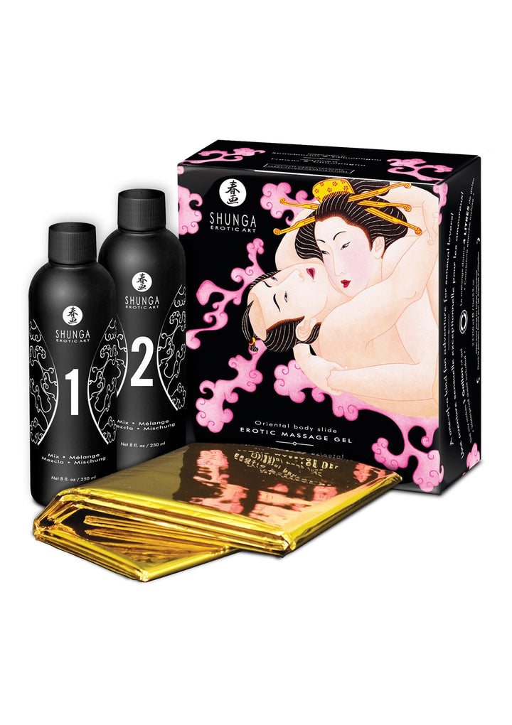 Shunga Body-2-Body Oriental Gel Set massagegel