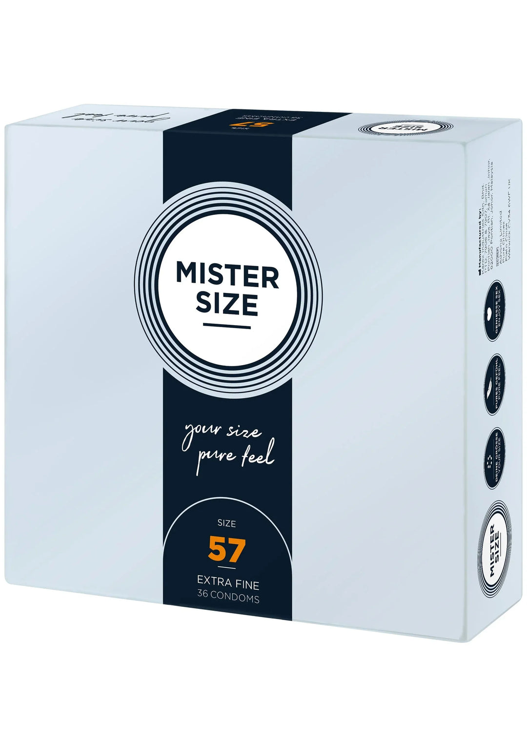 MISTER SIZE 57mm Condooms 36pcs | Condooms - Mister Size | SIN&LACE