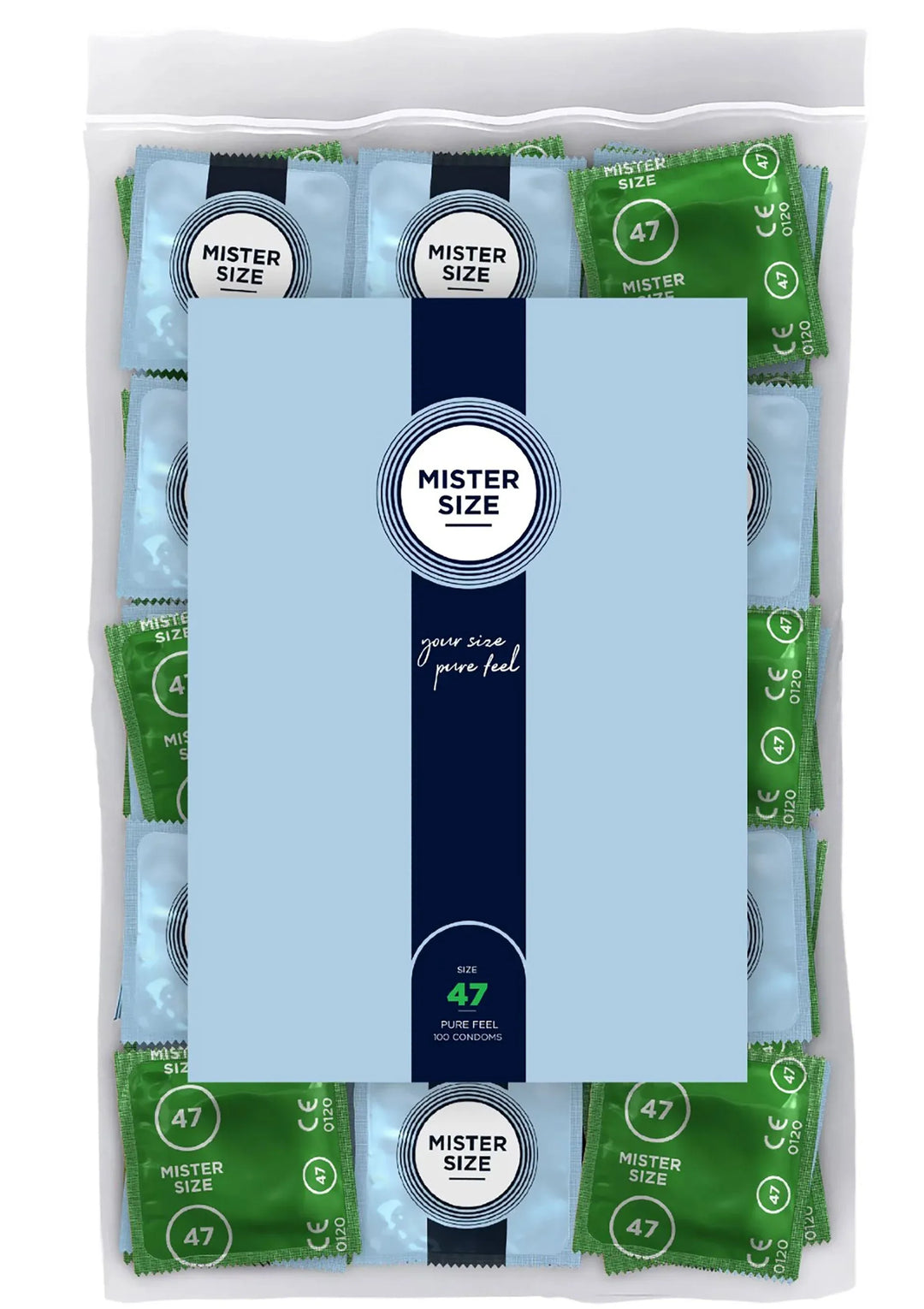 MISTER SIZE 47mm Condooms 100pcs | Condooms - Mister Size | SIN&LACE