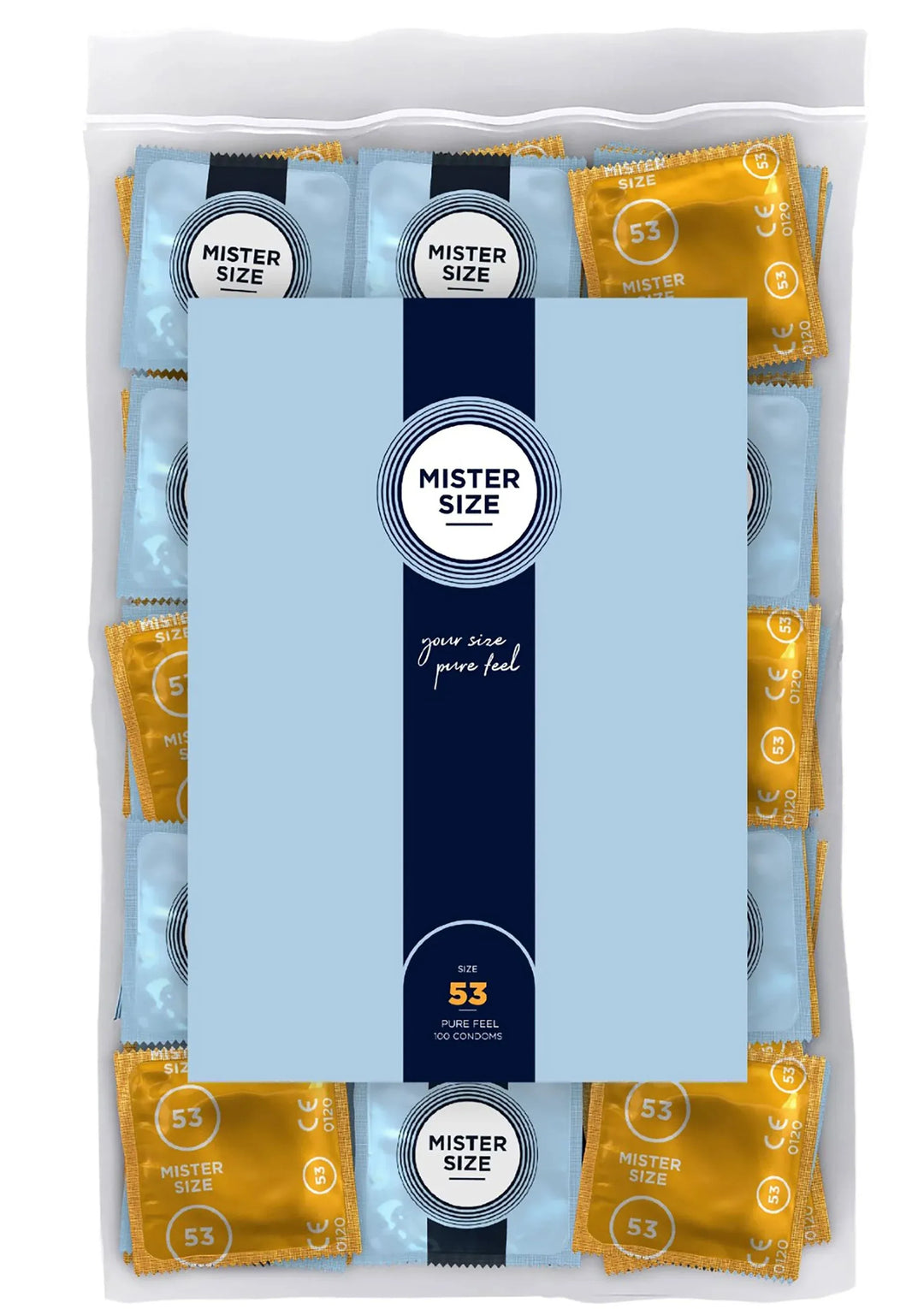 MISTER SIZE 53mm Condooms 100pcs | Condooms - Mister Size | SIN&LACE