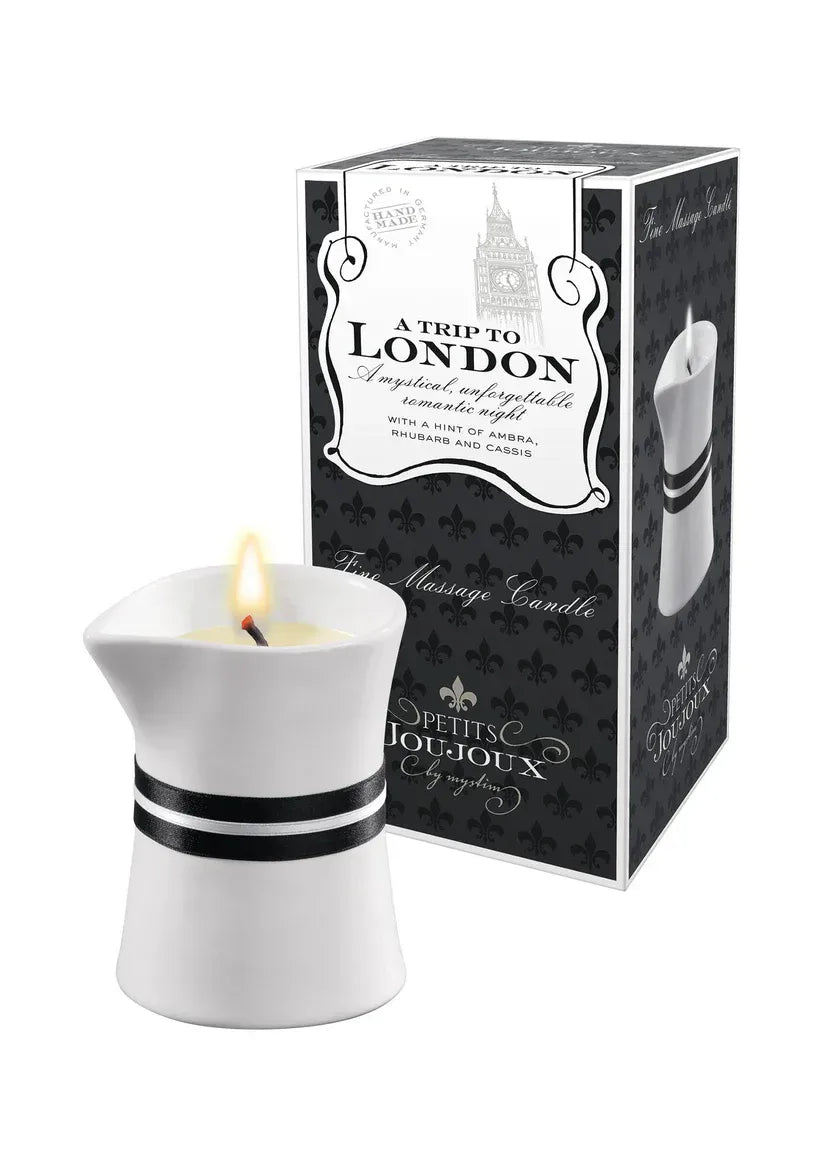 Petits JouJoux Massage Candle London 120 gr | Massagekaars - Petits JouJoux | SIN&LACE