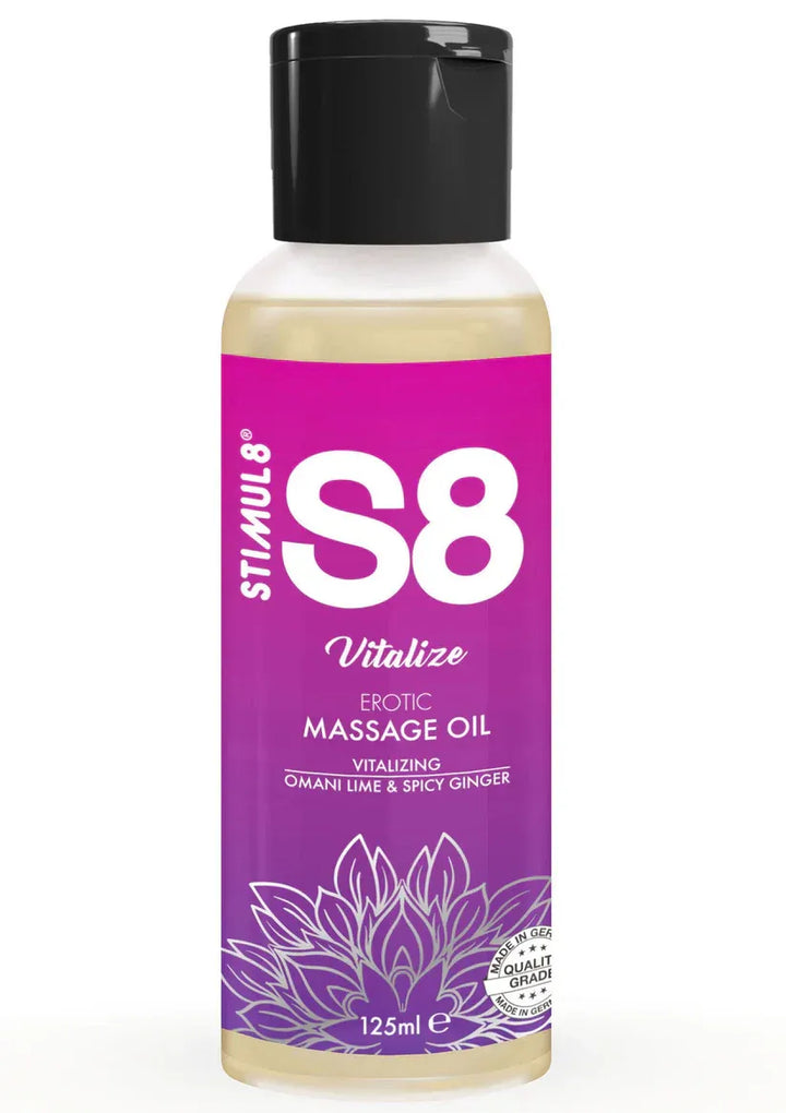 Stimul8 S8 Massageolie 125 ml | Massageolie - Stimul8 S8 | SIN&LACE