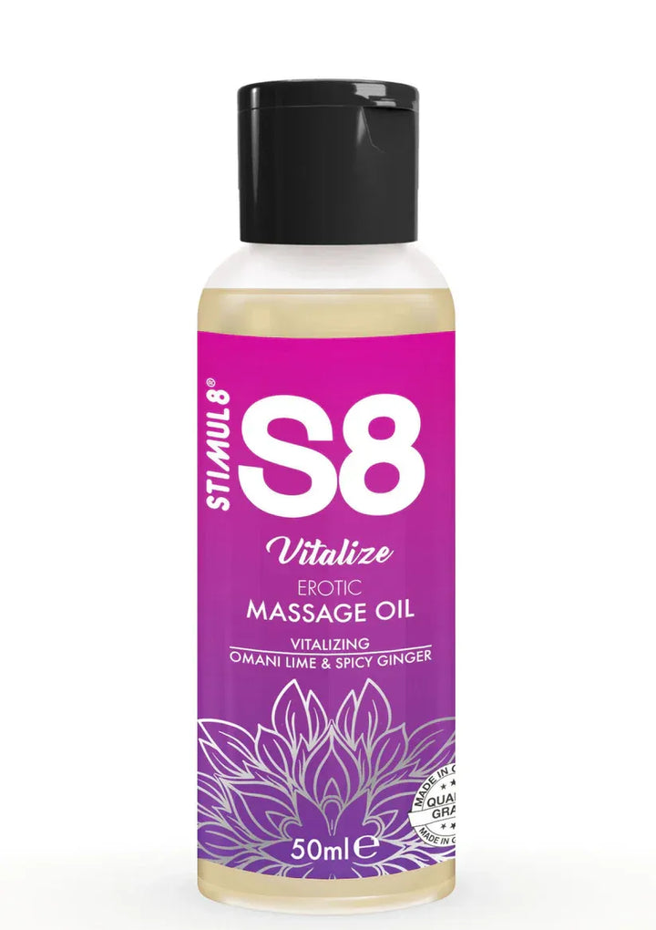 Stimul8 S8 Massageolie 50 ml | Massageolie - Stimul8 S8 | SIN&LACE